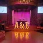 A & E marquee letters