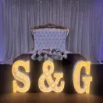 S & G marquee letters