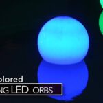 LED pool orbs available for rental.