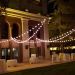 Event Lighting at JW Marriott Las Vegas - Las vegas wedding string lights.