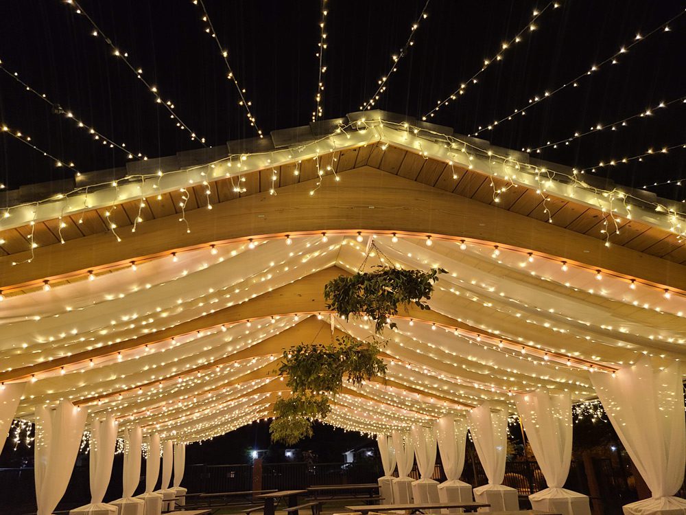 LDS Pavilion Wedding Lighting Las Vegas