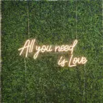 LED Flex Neon Sign Rentals Las Vegas - All you need is love neon sign.